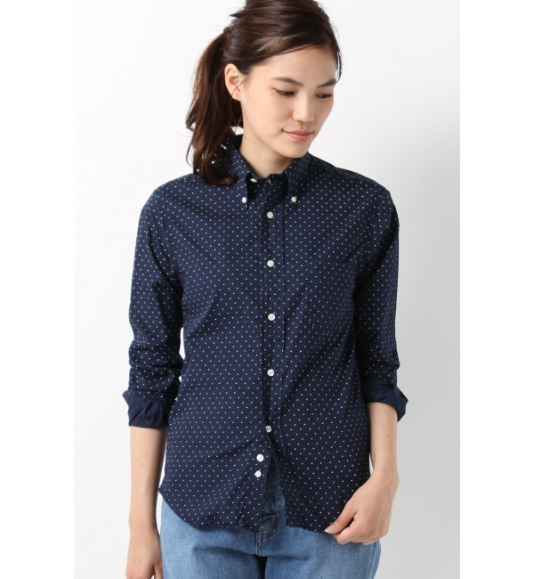 【INDIVIDUALIZED SHIRTS】ドットボタンダウンシャツ