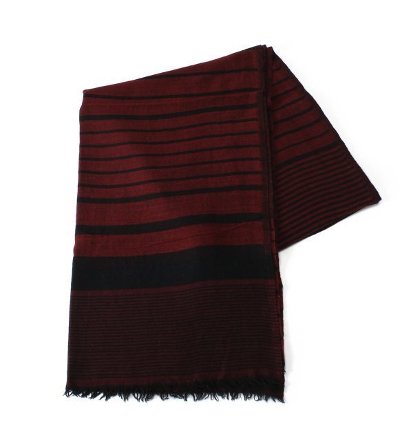 【Khadi and Co/カディ&コー】ランダムストライプスカーフ