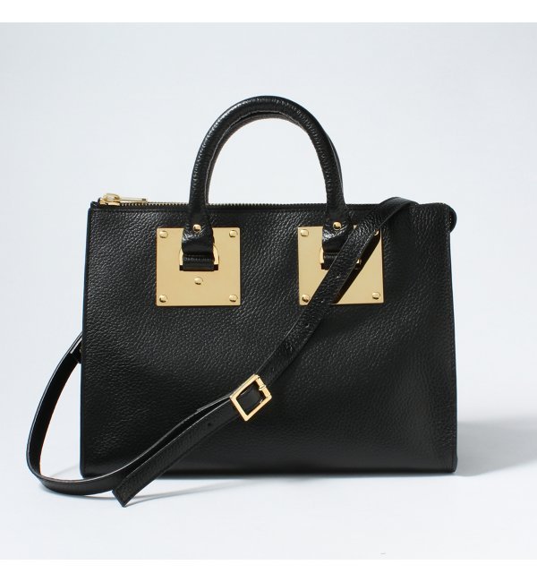 【SOPHIE HULME/ソフィーハルム】 MINI ZIP TOP BOWLING：ボストンバッグ