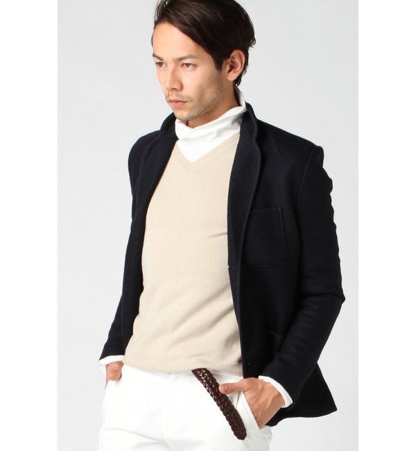 COMMON PEOPLE JERSEY BOUND EDGE BLAZER/コモンピープル ブレザー