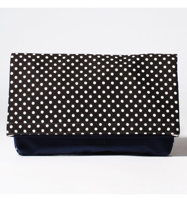 【BAGSINPROGRESS/バッグスインプログレス】Black DOTS×NV クラッチBAG