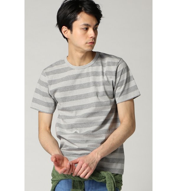 【MADE IN JAPAN】 TASUKI / 襷 ボーダー天竺クルーネックTシャツ