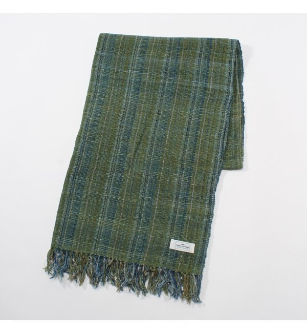 【ジャーナルスタンダード/JOURNAL STANDARD】 HATHA KRAMA / ハタクラマ: GREEN MIXED STRIPE SCARF / ストール [送料無料]