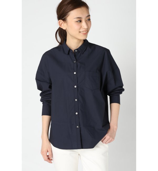 コットン80タイプライターオーバーシャツ