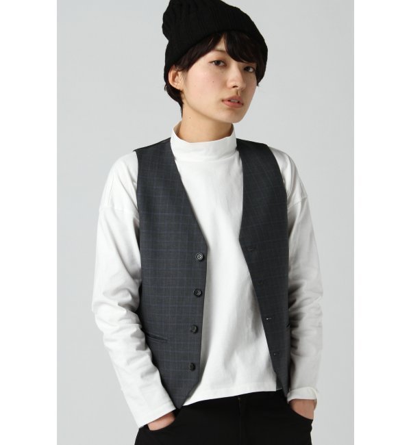 【ジャーナルスタンダード/JOURNAL STANDARD】 ウールチェックベスト [送料無料]