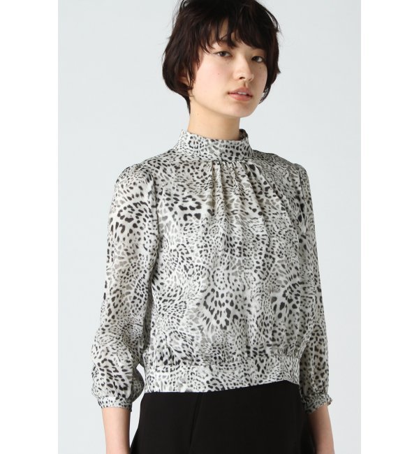 【ジャーナルスタンダード/JOURNAL STANDARD】 Vis/Silkレオパードブラウス [送料無料]