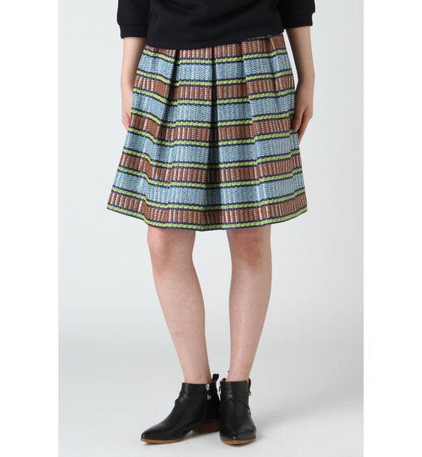 【ジャーナルスタンダード/JOURNAL STANDARD】 【ERIKA CAVALLINI semi-couture】ジャガードフレアスカート [送料無料]