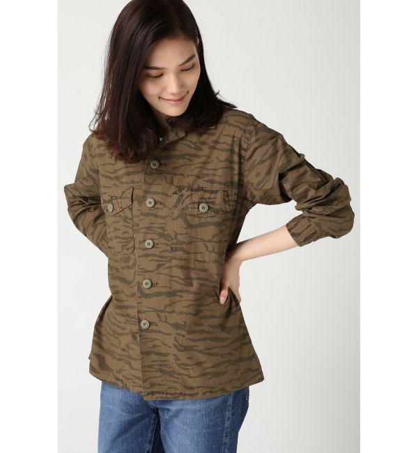 【ジャーナルスタンダード/JOURNAL STANDARD】 リップストップ カモフラCPO シャツ [送料無料]