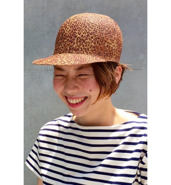 【ITALIAN HAT COMPANY/イタリアンハットカンパニー】 レオパードキャップ◆