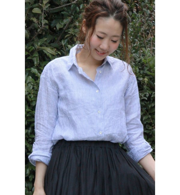 LINEN 2WAYシャツ