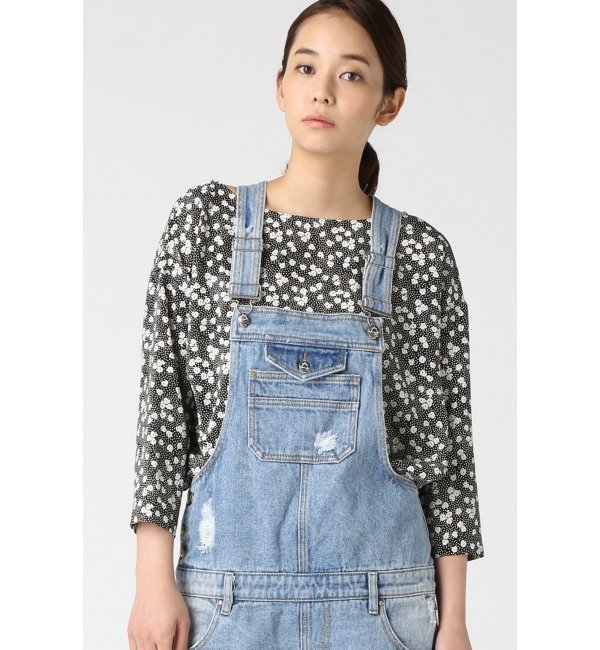 【ジャーナルスタンダード/JOURNAL STANDARD】 PEデシンフラワープリントチュニックブラウス [送料無料]