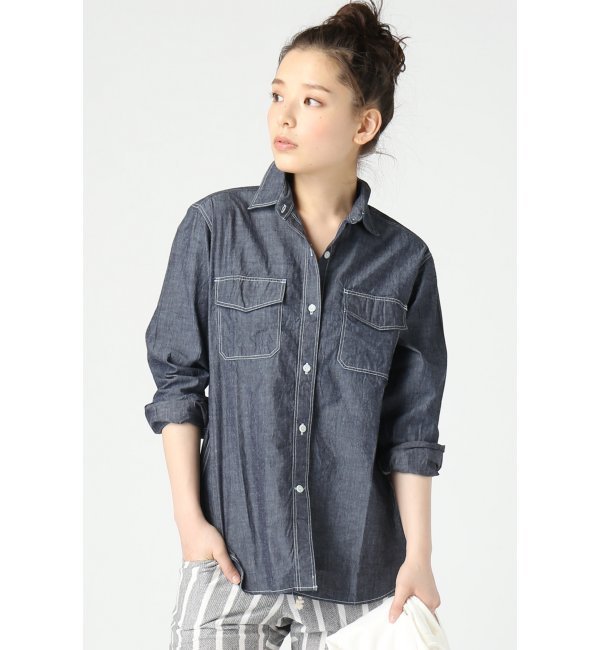ライトオンスシャンブレーシャツ