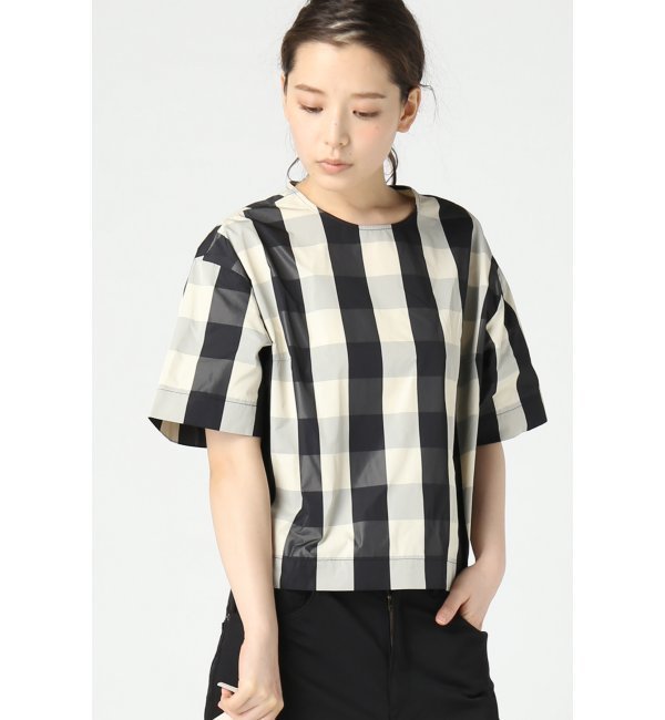 メモリーギンガムブラウス