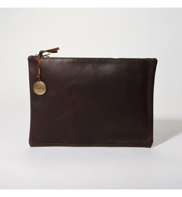 【ジャーナルスタンダード/JOURNAL STANDARD】 WILL LEATHER GOODS: Document Case LARGE-SIGNATURE LEATHER / クラッチバッグ [送料無料]