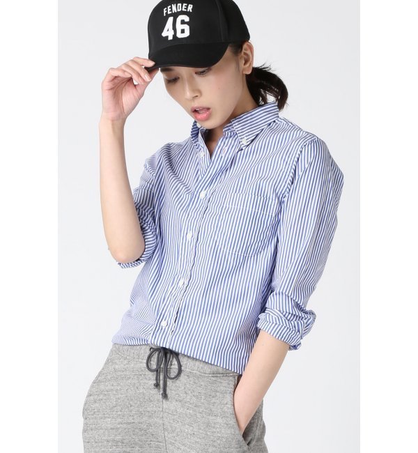 【ジャーナルスタンダード/JOURNAL STANDARD】 【INDIVIDUALIZED SHIRTS】 ストライプボタンダウンシャツ [送料無料]