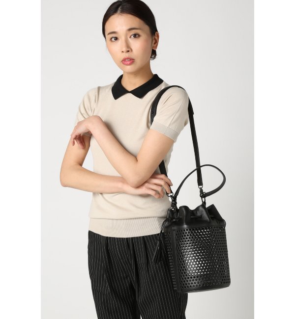 【LOEFFLER RANDALL /ロフラー・ランドール】パンチング巾着型バッグ