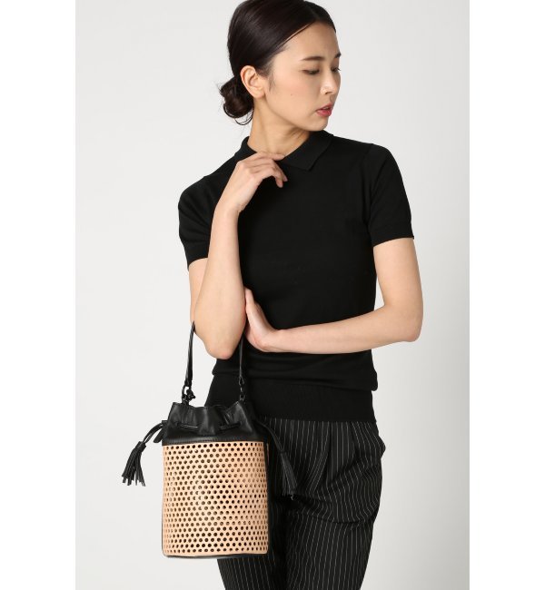 【LOEFFLER RANDALL /ロフラー・ランドール】パンチング巾着型2トンバッグ