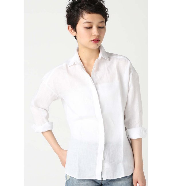 【ORIAN/オリアン】FRANCESCA:ビッグシルエットリネンシャツ