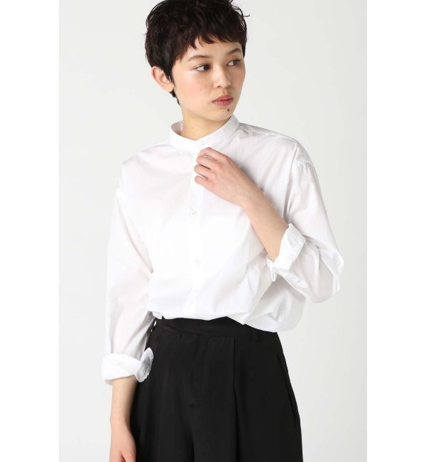 CANCLINI SKIN バンドカラーレギュラーシャツ