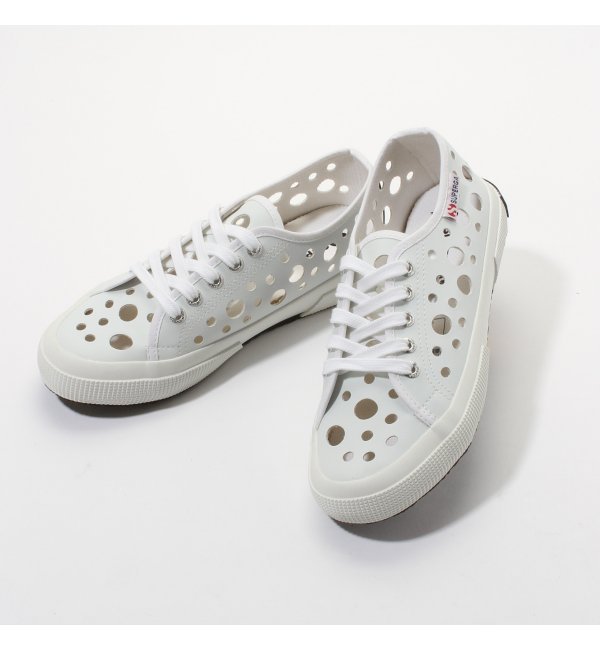 【collection PRIVEE?】SUPERGAシンセティックパンチングスニーカー