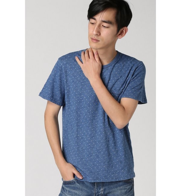 【ジャーナルスタンダード/JOURNAL STANDARD】 インディゴスラブドットポケットTシャツ [3000円(税込)以上で送料無料]