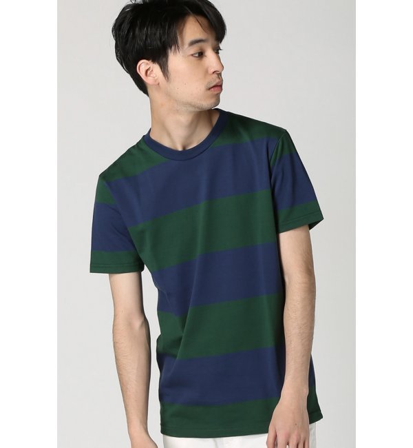 LEITH / レイス: block stripe Tシャツ