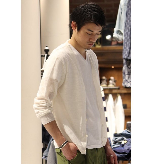 【ジャーナルスタンダード/JOURNAL STANDARD】 スラブガーゼリネンカーディガン [送料無料]