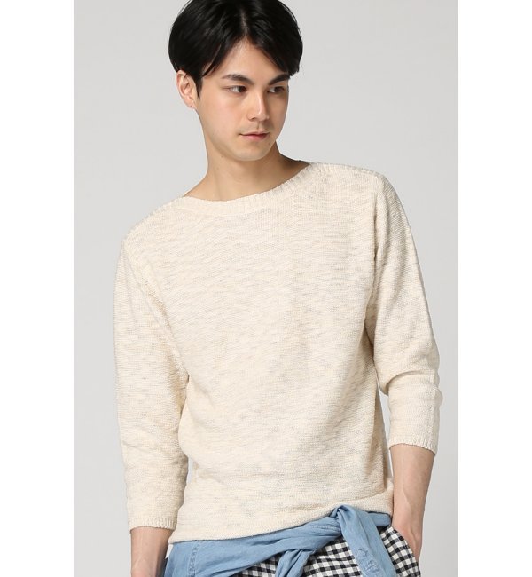 【ジャーナルスタンダード/JOURNAL STANDARD】 C/L スラブボートネックニット 7スリーブ [送料無料]