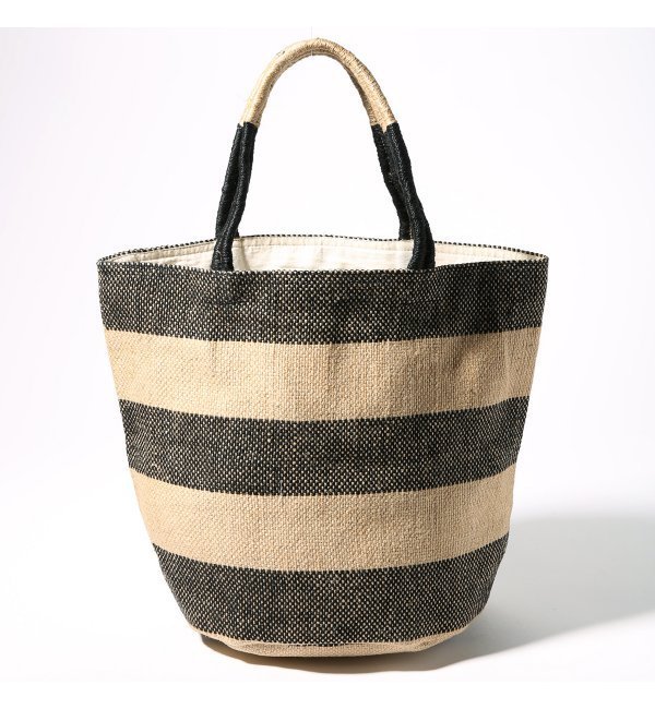 【Maison Bengal/マイソンベンガル】STRIPE BAG:ボーダーカゴバッグ