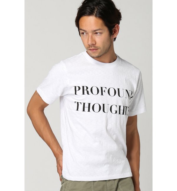 21/-スラブコットンプリントTシャツ