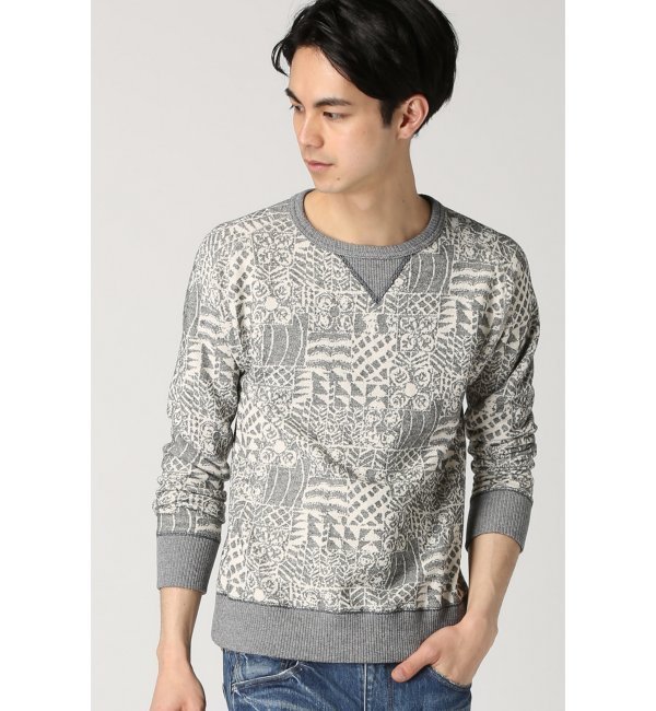 【ジャーナルスタンダード/JOURNAL STANDARD】 HS×RIDING HIGH ジャガード裏毛パッチワークFLOWER スウェット [送料無料]