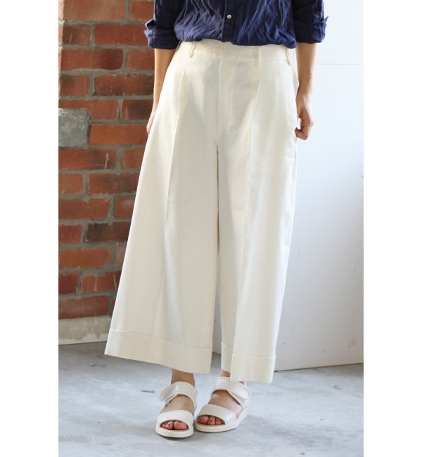 【ジャーナルスタンダード/JOURNAL STANDARD】 リネンデニム ワイドパンツ [送料無料]