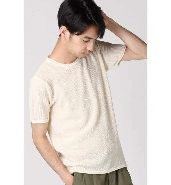 AC/LINEN ラーベンクルーネックニット S/S