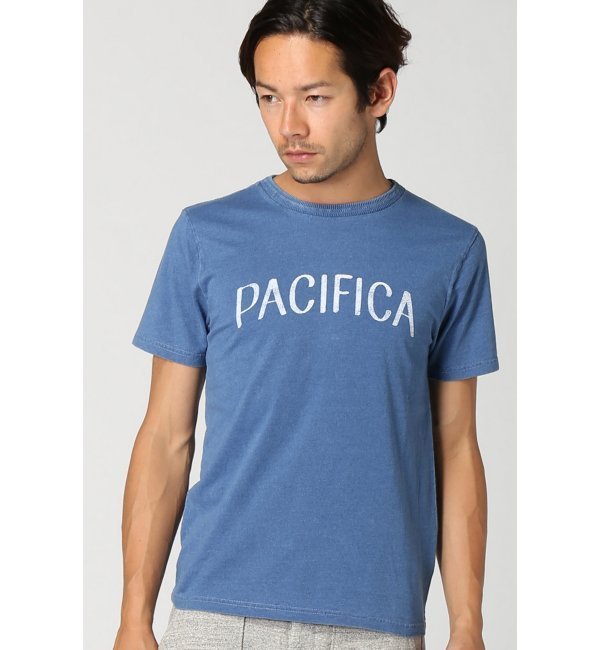 インディゴプリントTシャツ