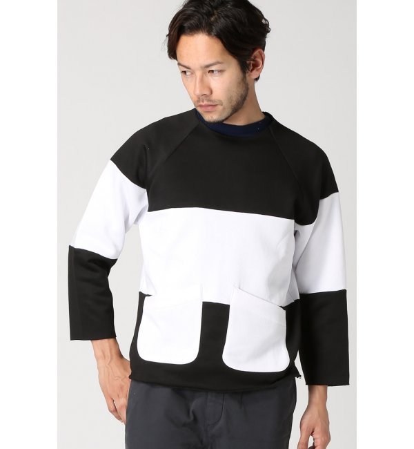 【ジャーナルスタンダード/JOURNAL STANDARD】 MONITALY / モニタリー: 7/8SleeveColorBlockSweatshirt / スウェット [送料無料]