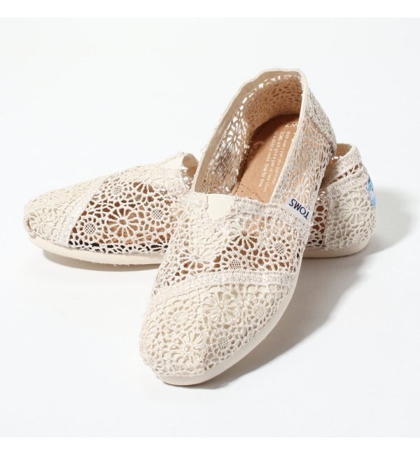 【TOMS/トムス】 Natural Crochet シューズ