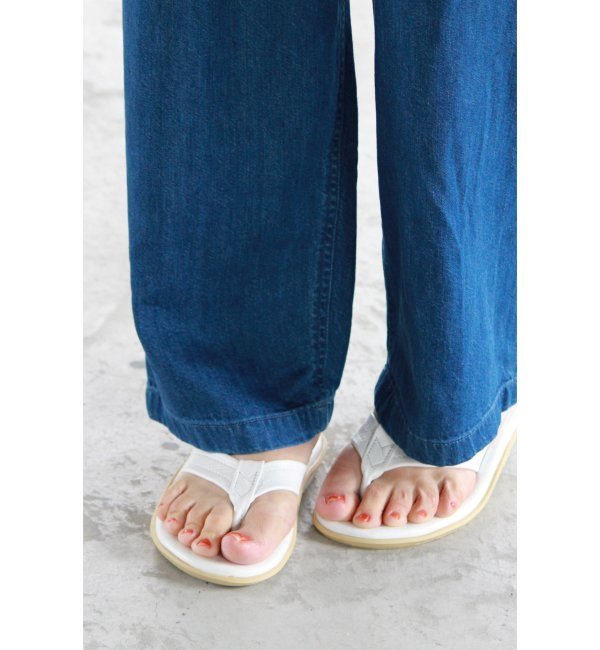 【ISLAND SLIPPER/アイランドスリッパ】フラットトング レザー