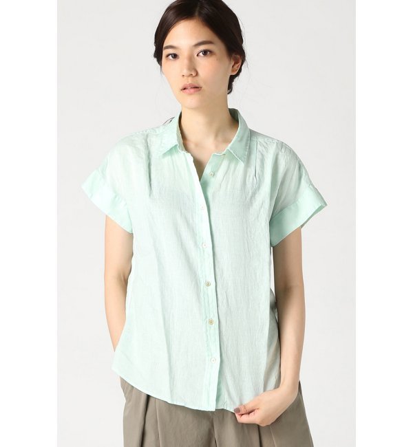 【ジャーナルスタンダード/JOURNAL STANDARD】 80/リネンフレンチスリーブシャツ [送料無料]