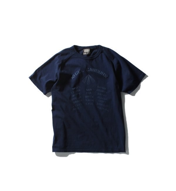 THE DRAWING ROOM BASIC T-SHIRTS with STENCIL INDIGO