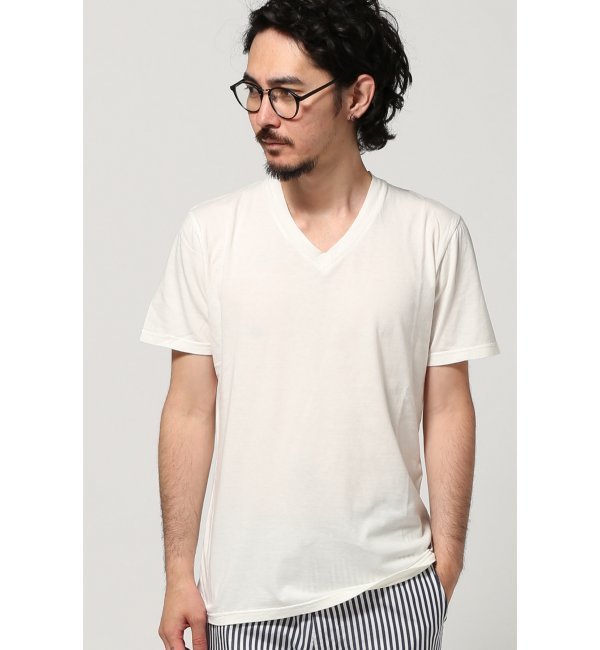 【ジャーナルスタンダード/JOURNAL STANDARD】 36/- USAコットンVネックTシャツ◆ [3000円(税込)以上で送料無料]