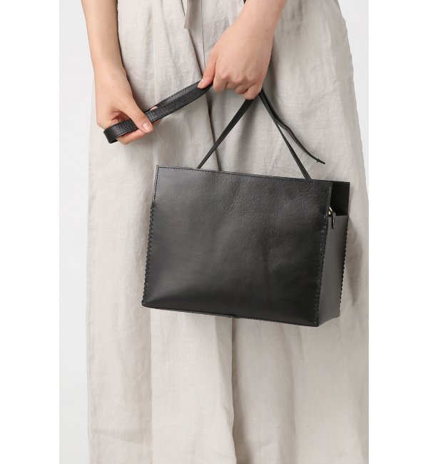 【Atelier Delphine/アトリエ デルフィーン】キューブバッグ LARGE