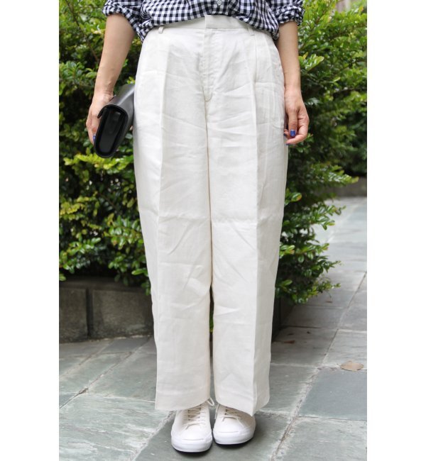 【ジャーナルスタンダード/JOURNAL STANDARD】 LINEN タックワイドパンツ◆ [送料無料]