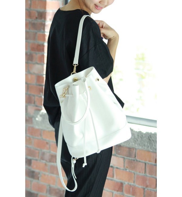 【ジャーナルスタンダード/JOURNAL STANDARD】 レザー巾着3WAY BAG [送料無料]