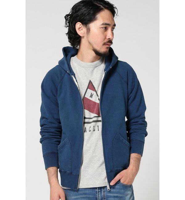 Velva Sheen / ヴェルヴァシーン: Indigo Hooded W-Zip