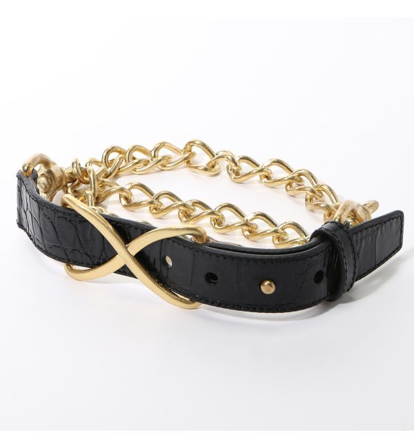 【ジャーナルスタンダード/JOURNAL STANDARD】 【J&M DAVIDSON/J&M デヴィッドソン】7267MOCKCROC/チェーン×レザーベルト [送料無料]