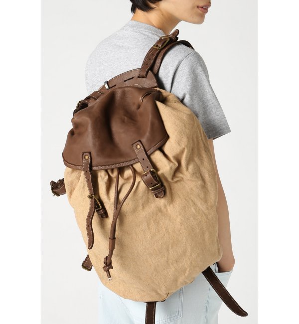 【ジャーナルスタンダード/JOURNAL STANDARD】 【CHRISTIAN PEAU/クリスチャン ポー】キャンバスレザーバックパック [送料無料]
