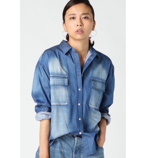 【ジャーナルスタンダード/JOURNAL STANDARD】 テンセルコットンデニム ルーズシャツ [送料無料]