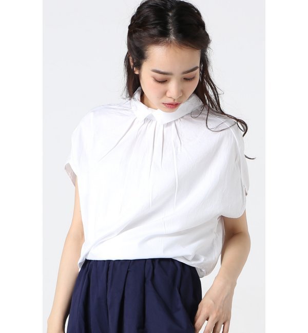 【GALLEGO DESPORTES/ギャレゴデスポート】タックブラウス