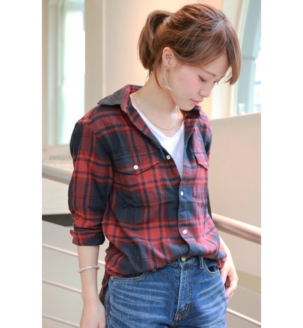 【ジャーナルスタンダード/JOURNAL STANDARD】 RE-ミリタリーチェックシャツ 1 [送料無料]