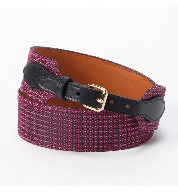 【ジャーナルスタンダード/JOURNAL STANDARD】 【MAISON BOINET/メゾンボワネ】小紋ベルト [送料無料]